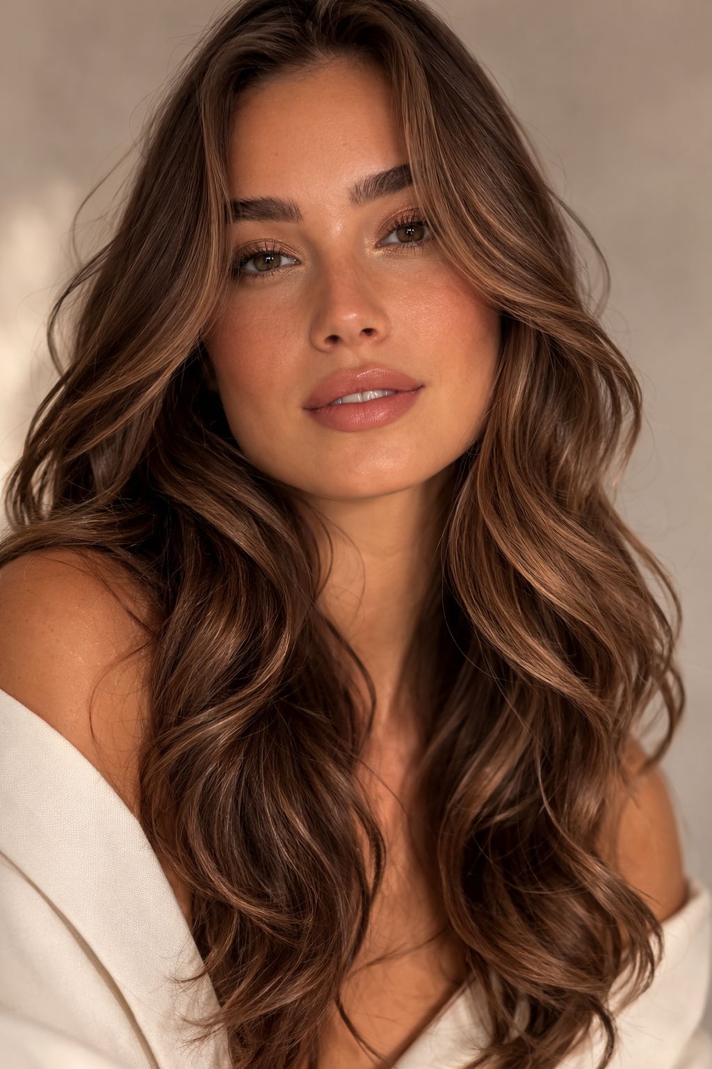 Coafură de ocazie romantică, cu păr semi-prins și onduleuri lejere